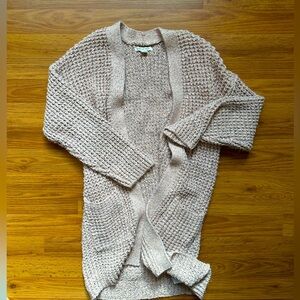 American Eagle Light Pink Knit Cardigan 
Women’s size XS